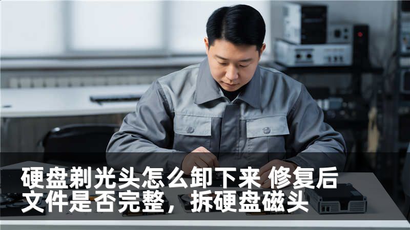 硬盘剃光头怎么卸下来 修复后文件是否完整，拆硬盘磁头