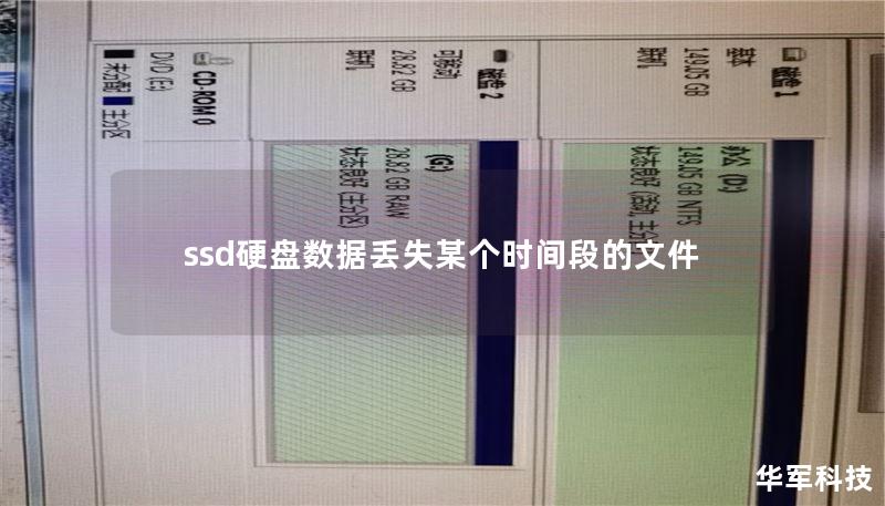 ssd硬盘数据丢失某个时间段的文件