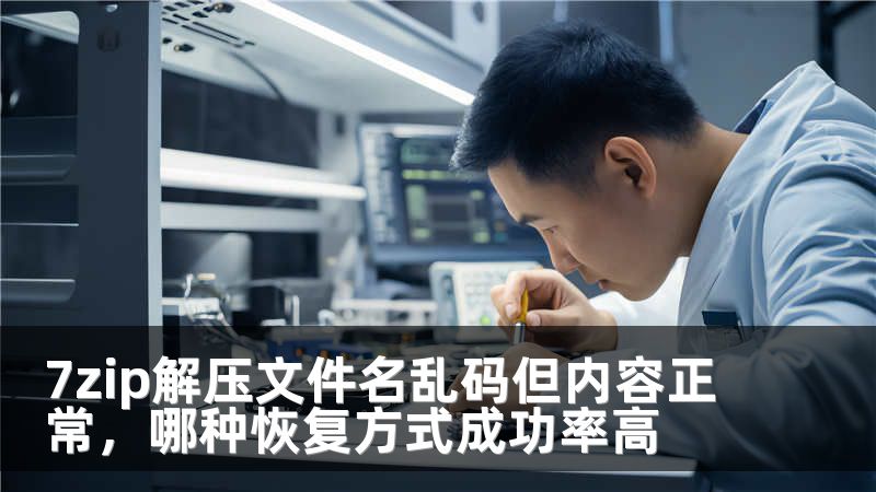 7zip解压文件名乱码但内容正常，哪种恢复方式成功率高