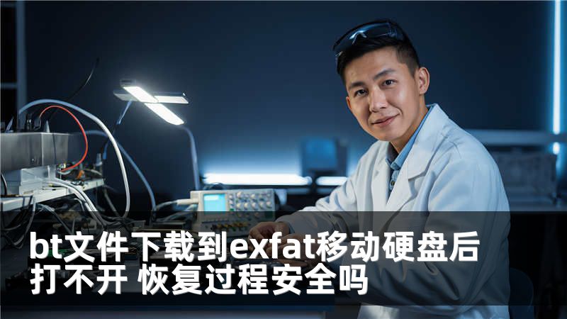 bt文件下载到exfat移动硬盘后打不开 恢复过程安全吗