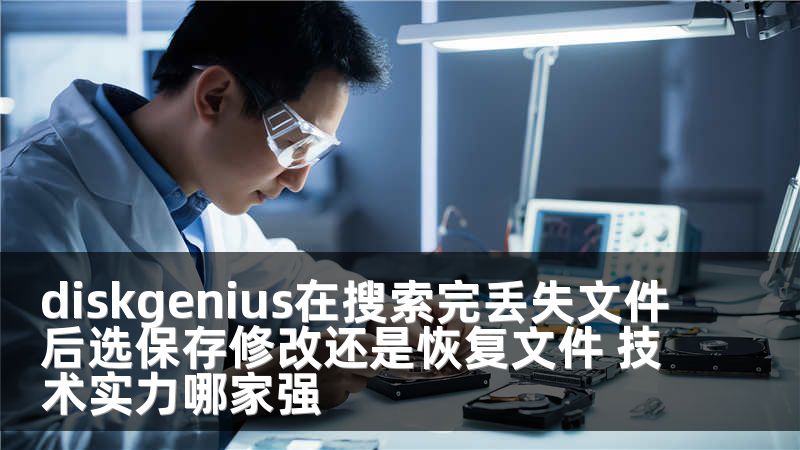 diskgenius在搜索完丢失文件后选保存修改还是恢复文件 技术实力哪家强