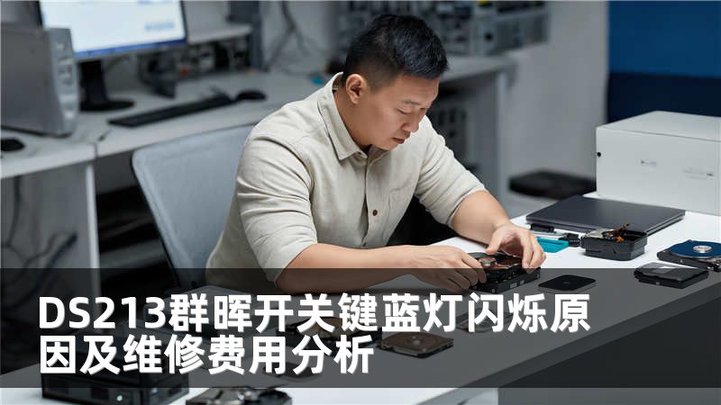 DS213群晖开关键蓝灯闪烁原因及维修费用分析