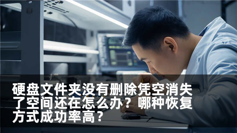 硬盘文件夹没有删除凭空消失了空间还在怎么办？哪种恢复方式成功率高？