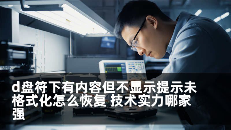 d盘符下有内容但不显示提示未格式化怎么恢复 技术实力哪家强