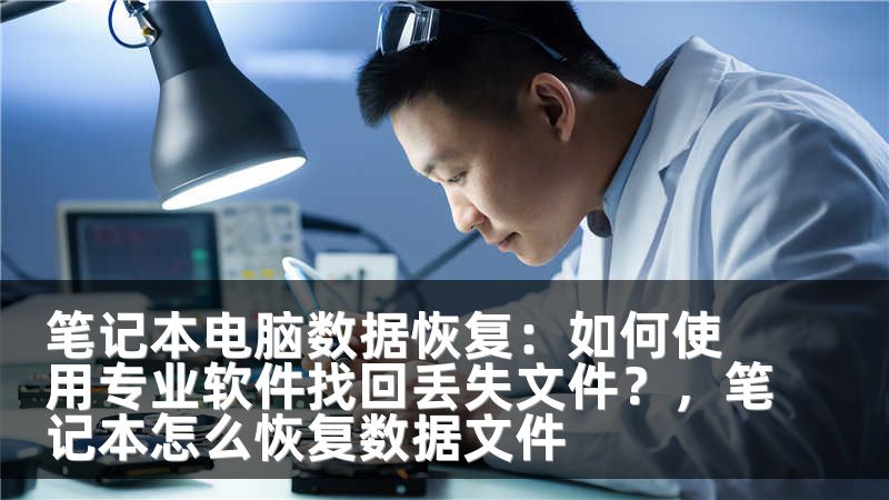 笔记本电脑数据恢复：如何使用专业软件找回丢失文件？，笔记本怎么恢复数据文件