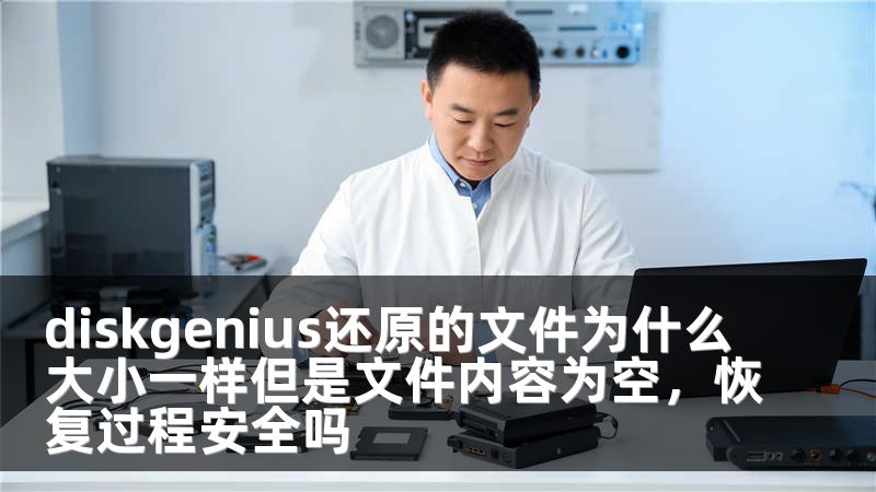 diskgenius还原的文件为什么大小一样但是文件内容为空，恢复过程安全吗