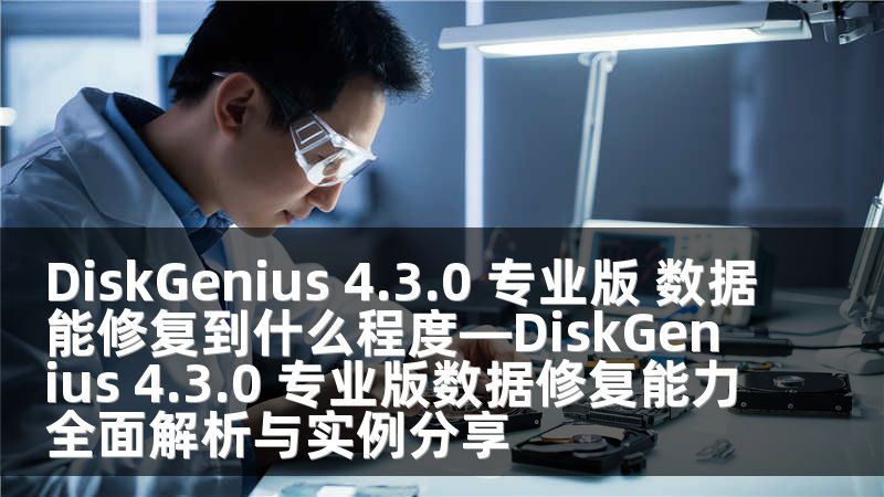 DiskGenius 4.3.0 专业版 数据能修复到什么程度—DiskGenius 4.3.0 专业版数据修复能力全面解析与实例分享
