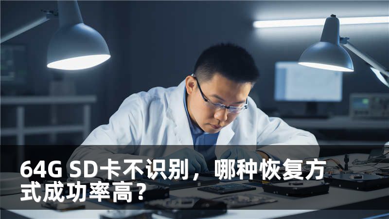 64G SD卡不识别，哪种恢复方式成功率高？