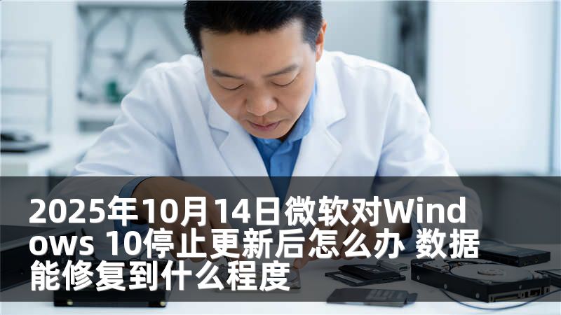 2025年10月14日微软对Windows 10停止更新后怎么办 数据能修复到什么程度