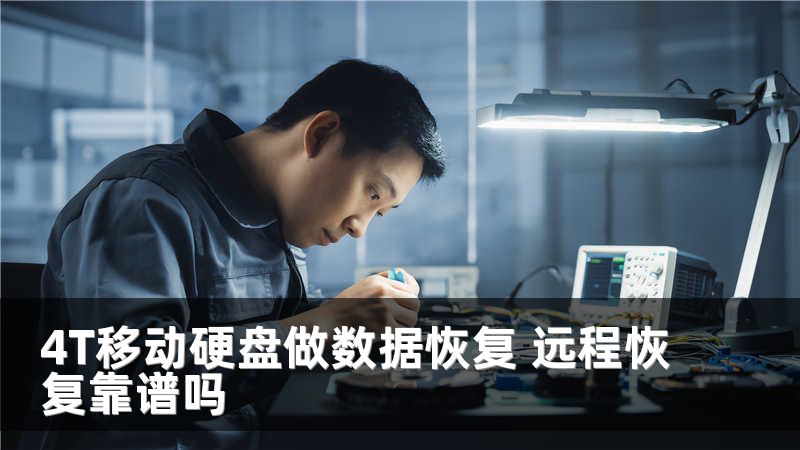 4T移动硬盘做数据恢复 远程恢复靠谱吗
