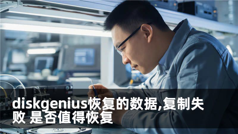 diskgenius恢复的数据,复制失败 是否值得恢复