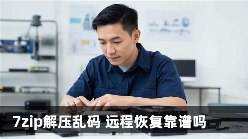 7zip解压乱码 远程恢复靠谱吗