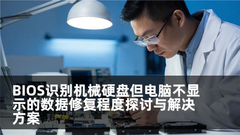 BIOS识别机械硬盘但电脑不显示的数据修复程度探讨与解决方案