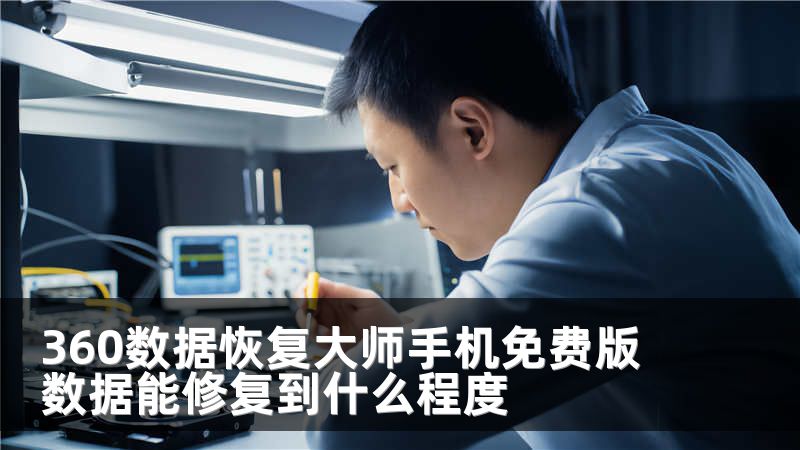 360数据恢复大师手机免费版 数据能修复到什么程度