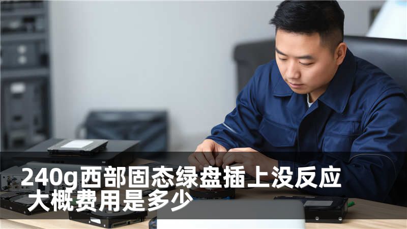 240g西部固态绿盘插上没反应 大概费用是多少