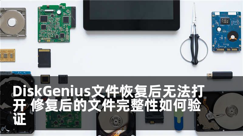 DiskGenius文件恢复后无法打开 修复后的文件完整性如何验证