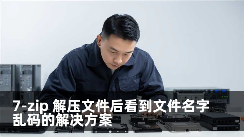7-zip 解压文件后看到文件名字乱码的解决方案
