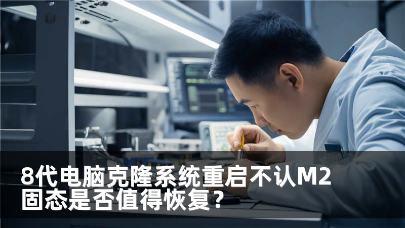 8代电脑克隆系统重启不认M2固态是否值得恢复？