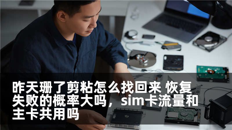 昨天珊了剪粘怎么找回来 恢复失败的概率大吗，sim卡流量和主卡共用吗
