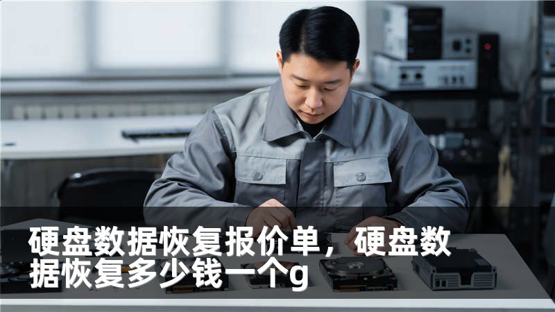 硬盘数据恢复报价单，硬盘数据恢复多少钱一个g