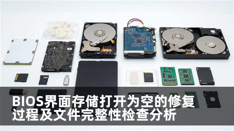 BIOS界面存储打开为空的修复过程及文件完整性检查分析