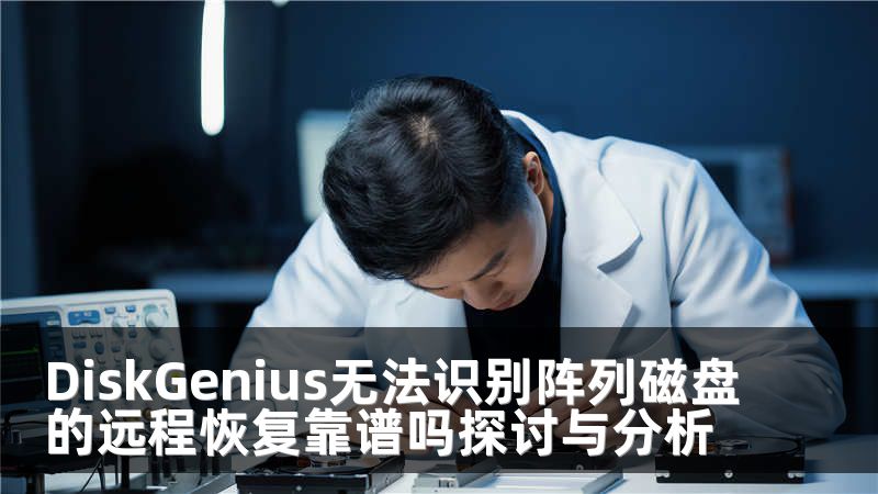 DiskGenius无法识别阵列磁盘的远程恢复靠谱吗探讨与分析
