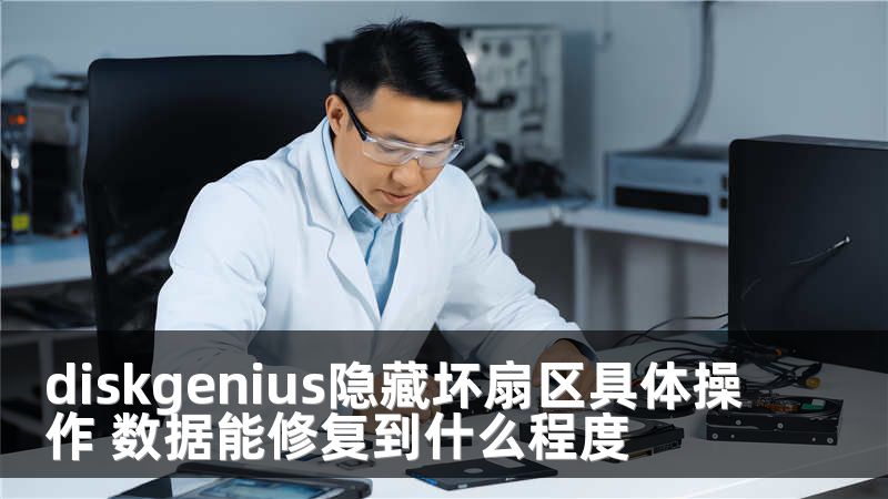 diskgenius隐藏坏扇区具体操作 数据能修复到什么程度