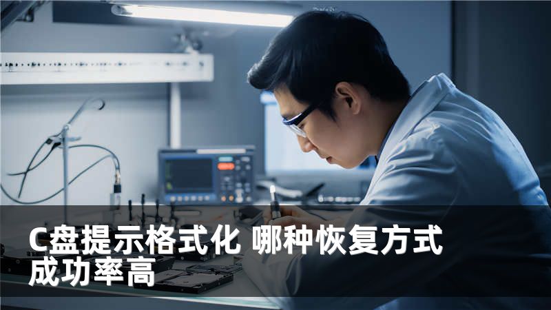 C盘提示格式化 哪种恢复方式成功率高