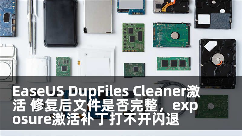 EaseUS DupFiles Cleaner激活 修复后文件是否完整，exposure激活补丁打不开闪退