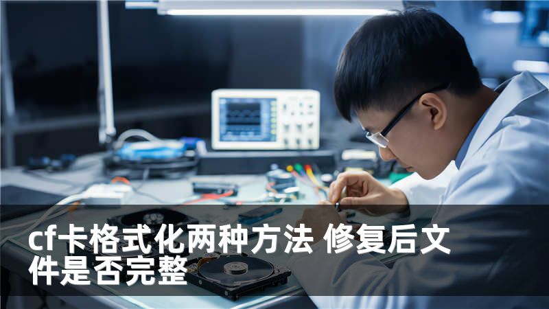 cf卡格式化两种方法 修复后文件是否完整