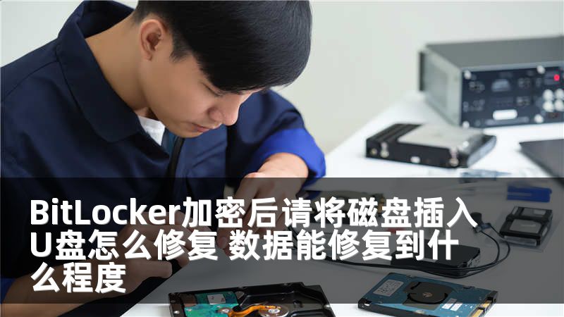 BitLocker加密后请将磁盘插入U盘怎么修复 数据能修复到什么程度