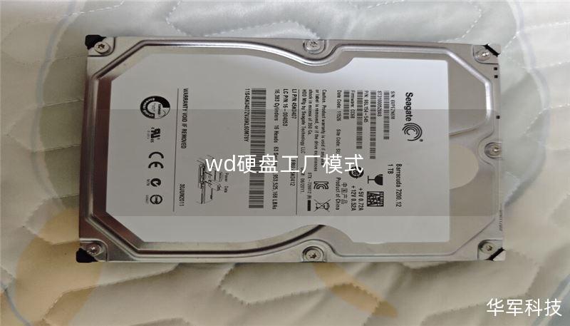 wd硬盘工厂模式