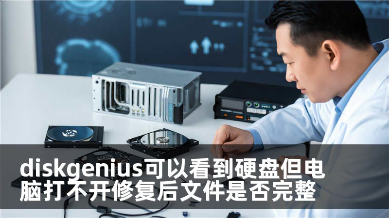 diskgenius可以看到硬盘但电脑打不开修复后文件是否完整
