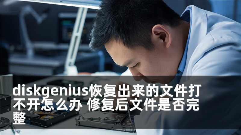 diskgenius恢复出来的文件打不开怎么办 修复后文件是否完整