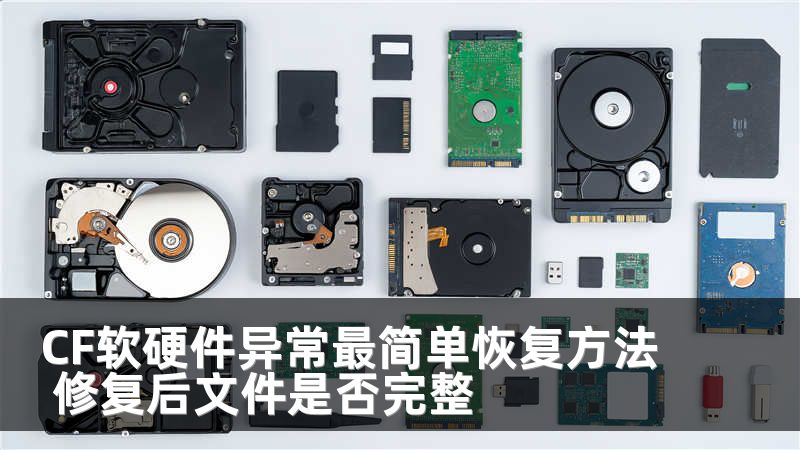 CF软硬件异常最简单恢复方法 修复后文件是否完整