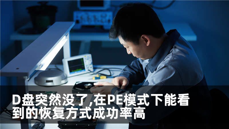 D盘突然没了,在PE模式下能看到的恢复方式成功率高