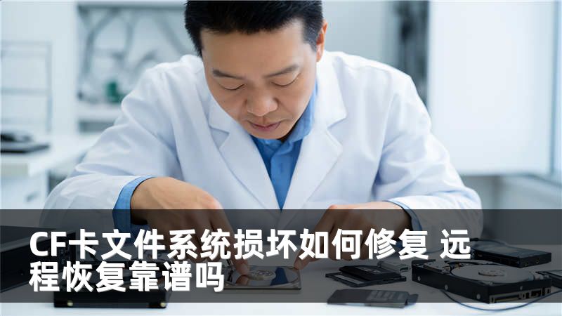CF卡文件系统损坏如何修复 远程恢复靠谱吗