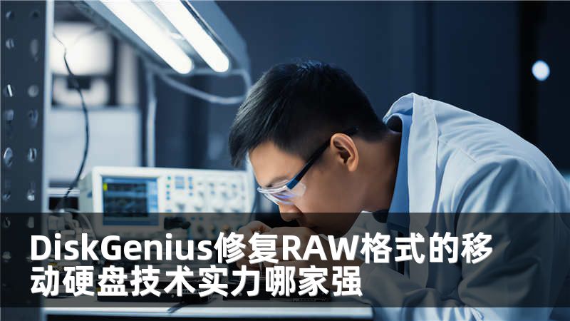 DiskGenius修复RAW格式的移动硬盘技术实力哪家强