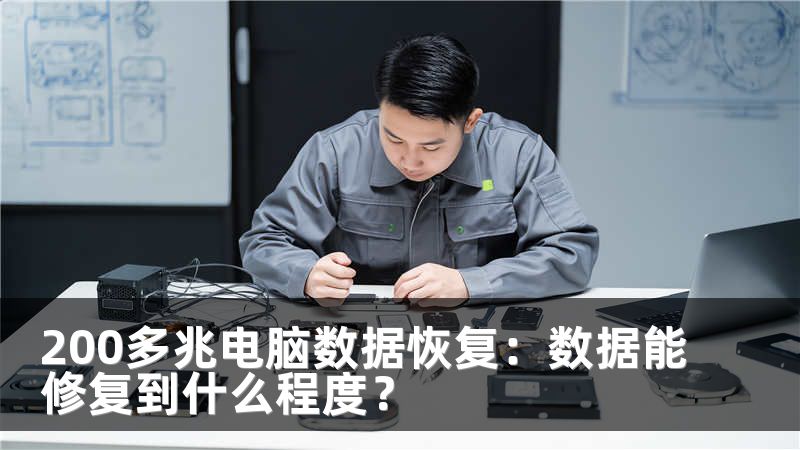 200多兆电脑数据恢复：数据能修复到什么程度？