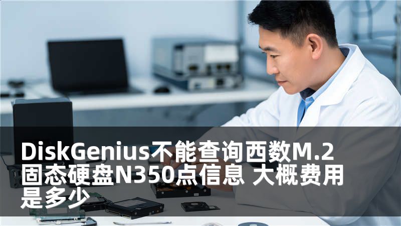 DiskGenius不能查询西数M.2固态硬盘N350点信息 大概费用是多少