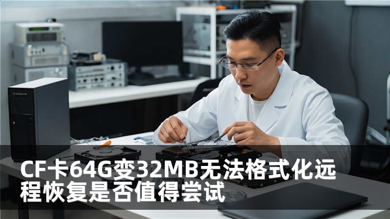CF卡64G变32MB无法格式化远程恢复是否值得尝试