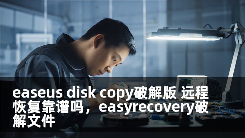 easeus disk copy破解版 远程恢复靠谱吗，easyrecovery破解文件