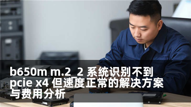 b650m m.2_2 系统识别不到 pcie x4 但速度正常的解决方案与费用分析