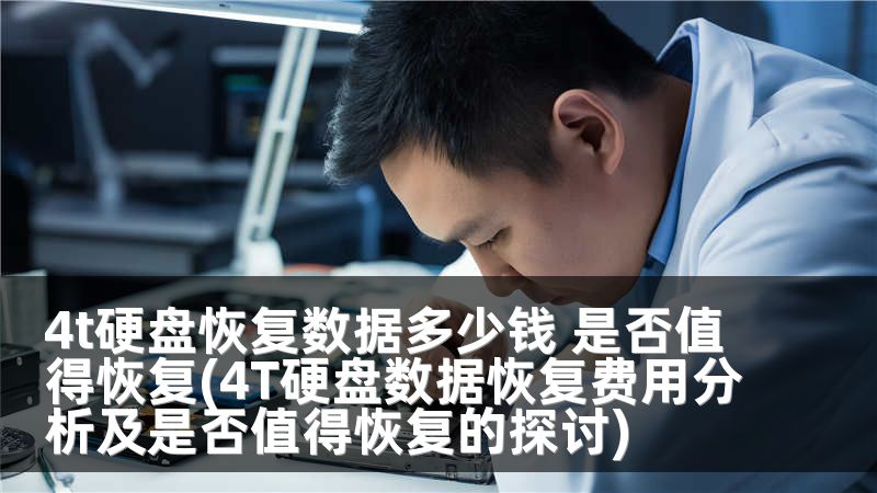 4t硬盘恢复数据多少钱 是否值得恢复(4T硬盘数据恢复费用分析及是否值得恢复的探讨)
