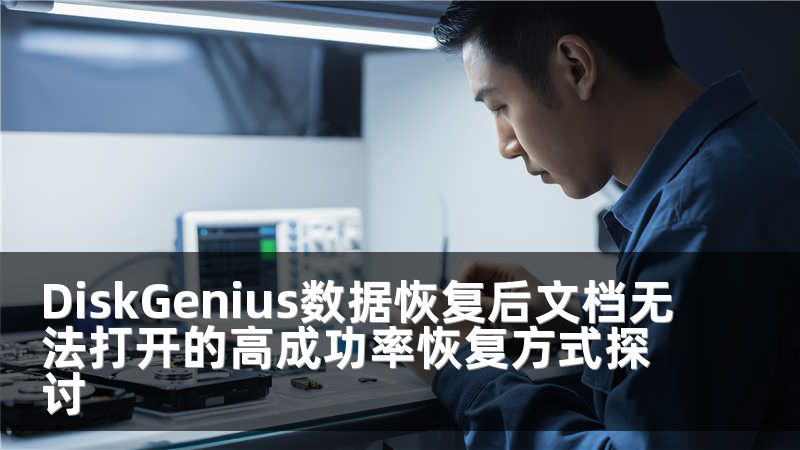 DiskGenius数据恢复后文档无法打开的高成功率恢复方式探讨