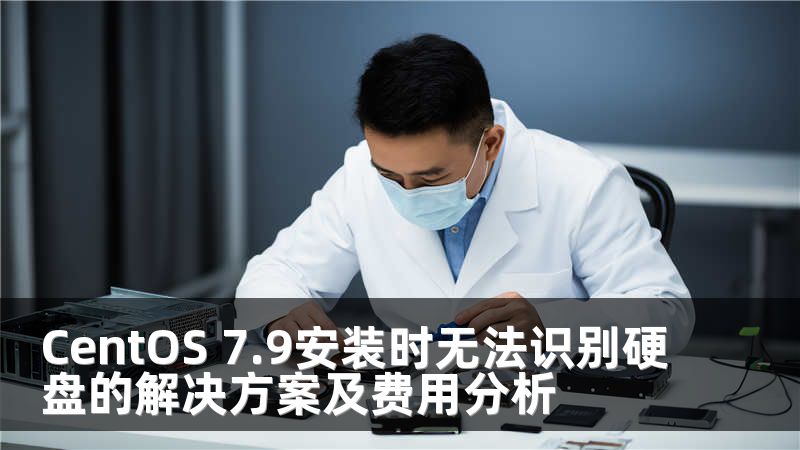 CentOS 7.9安装时无法识别硬盘的解决方案及费用分析