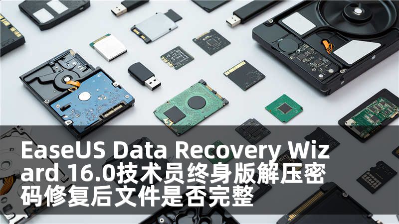 EaseUS Data Recovery Wizard 16.0技术员终身版解压密码修复后文件是否完整