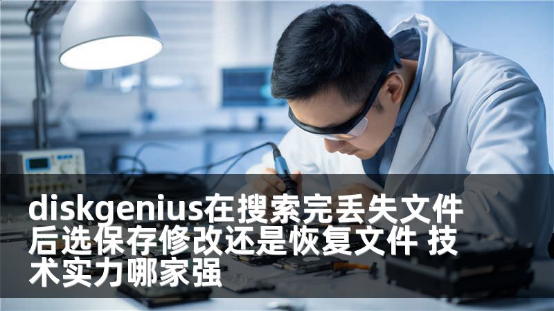 diskgenius在搜索完丢失文件后选保存修改还是恢复文件 技术实力哪家强