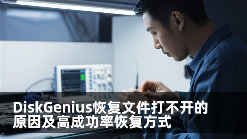 DiskGenius恢复文件打不开的原因及高成功率恢复方式