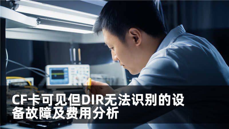 CF卡可见但DIR无法识别的设备故障及费用分析